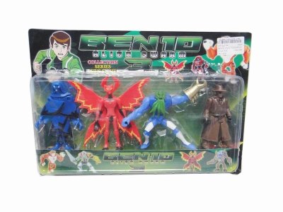 BEN10 VINYL TOYS 4PCS - HP1020746