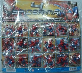 SPIDER-MAN KEYCHAIN 16PCS 8ASST. - HP1021453