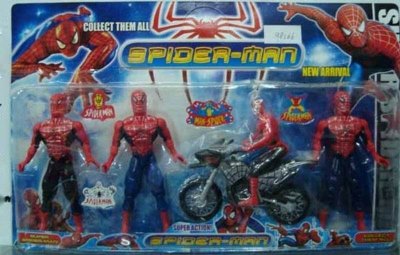 4PCS SPIDER MAN  SET - HP1021458