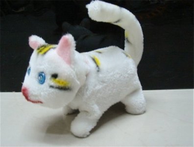 B/O PLUSH CAT W/LIGHT & SOUND - HP1021489