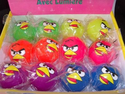 5.5CM ANGER BIRDS BOUNCING BALL (12PCS/DISPLAY BOX) - HP1021772