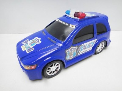FRICTION POLICE CAR BLACK/WHITE/BLUE - HP1022265