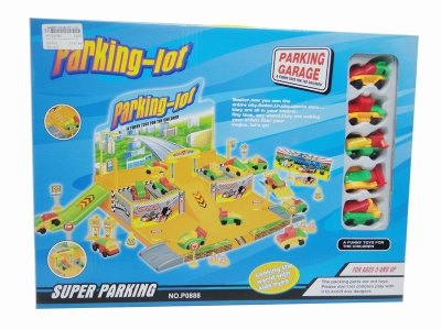 RAIL PARKING LOT W/5 ASSEMBLE FREE WAY CAR - HP1022364