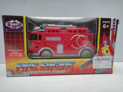 TRANSFORMATIVE FIRE CAR W/LIGHT INCLUDED BUTTONCELL - HP1022446