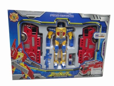 TRANSFORMATIVE FIRE CAR W/LIGHT INCLUDED BUTTONCELL - HP1022452