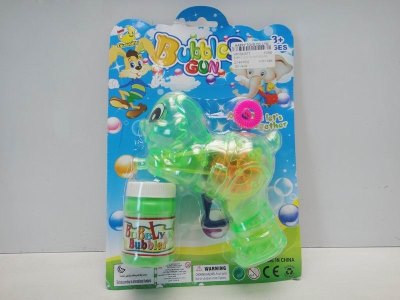 BUBBLE GUN W/LIGHT 3COLOR - HP1022577