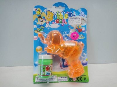 BUBBLE GUN W/LIGHT 3COLOR - HP1022578