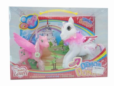 2/S HORSE W/LIGHT & MUSIC INCLUDED BUTTONCELL - HP1022739