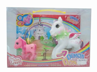 2/S HORSE W/LIGHT & MUSIC INCLUDED BUTTONCELL - HP1022741