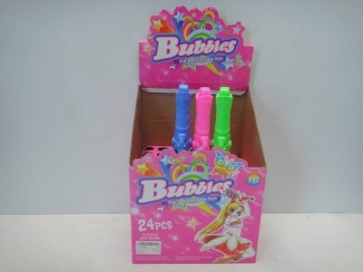 BUBBLE STICK  RED/GREEN/BLUE 24PCS/DISPLAY BOX - HP1022784