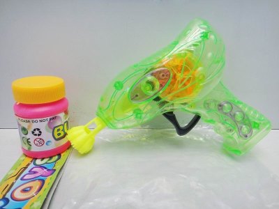 FRICTION BUBBLE GUN W/LIGHT RED/YELLOW - HP1022914