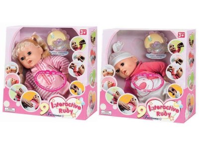 40.6CM B/O INTERACTION RUBY DOLL 2ASST. - HP1023106
