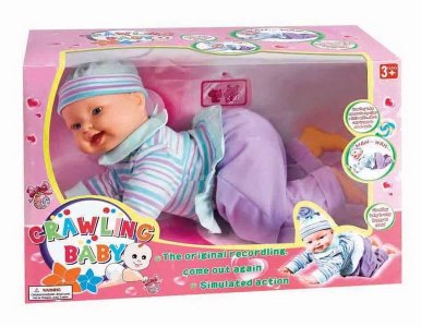 40.6CM B/O CRAWLING DOLL  - HP1023107