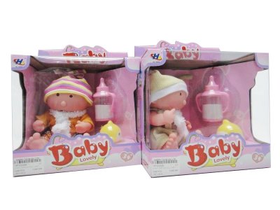 8'VINYL CARTOON DOLL  2ASST - HP1023286