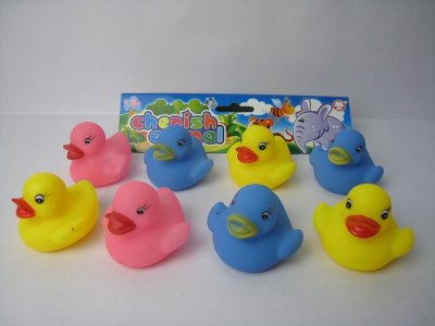 VINYL DUCKS 8PCS - HP1023601