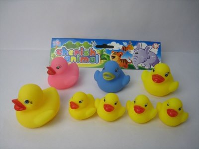 VINYL DUCKS 8PCS - HP1023606