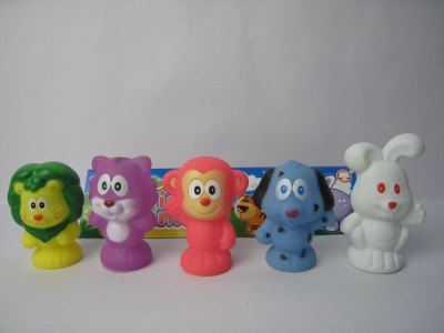 VINYL CARTOON ANIMALS 5PCS - HP1023629