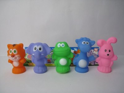 VINYL CARTOON ANIMALS 5PCS - HP1023631