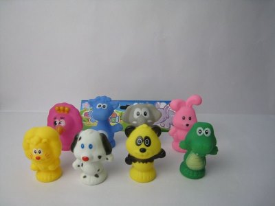 VINYL CARTOON ANIMALS 8PCS - HP1023637