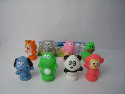 VINYL CARTOON ANIMALS 8PCS - HP1023638