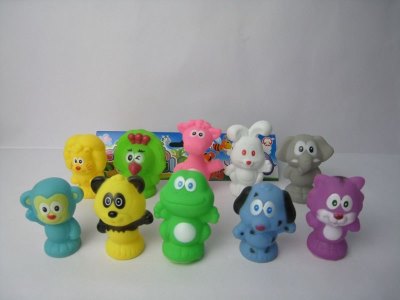 VINYL CARTOON ANIMALS 10PCS - HP1023640