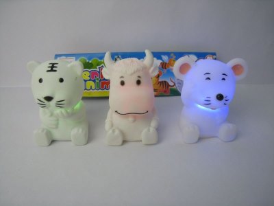 3PCS VINYL TOYS W/LIGHT INCLUDED BUTTONCELL - HP1023654