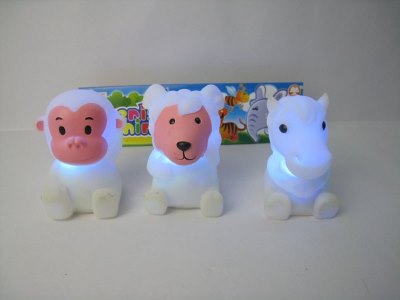 3PCS VINYL TOYS W/LIGHT INCLUDED BUTTONCELL - HP1023657