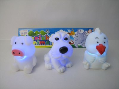 3PCS VINYL TOYS W/LIGHT INCLUDED BUTTONCELL - HP1023658