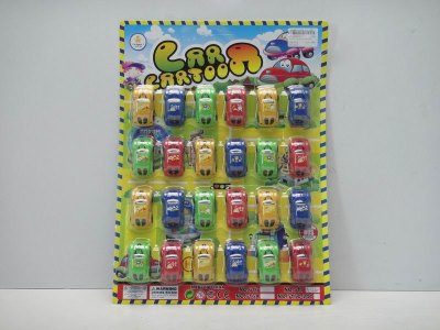PULL BACK CAR 24CS RED/YELLOW/BLUE/GREEN - HP1023815