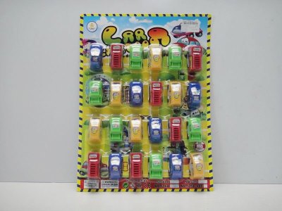 PULL BACK CAR 24PCS RED/YELLOW/BLUE/GREEN - HP1023819