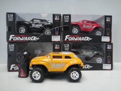 1:16 2通遥控车 红黑黄银4色混装 - HP1023916