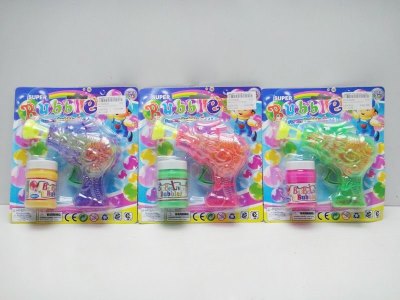 BUBBLE GUN W/LIGHT PURPLE/GREEN/RED - HP1023936