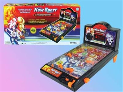PINBALL GAME W/LED DISPLAY PANEL BLACK - HP1024159