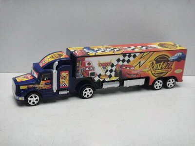 FRICTION CONTAINER CAR RED/BLUE - HP1024305