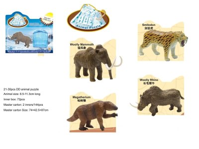 ASSEMBLY 4D ICE AGE ANIMALS PUZZLE 4ASST - HP1024594