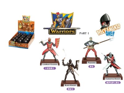 ASSEMBLY 4D WARRIOR PUZZLE 4ASST.(12PCS/DISPLAY BOX) - HP1024725