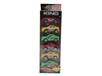 PULL BACK CAR 6PCS - HP1025052