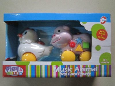 B/O PIG & HEN W/LIGHT & MUSIC - HP1025210