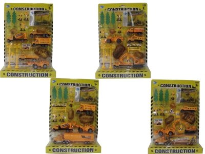 FREE WAY CONSTRUCTION SET (DIE CAST) 4ASST  - HP1025493