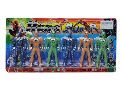 ROBOT BLUE/YELLOW/GREEN/RED 6PCS - HP1025529