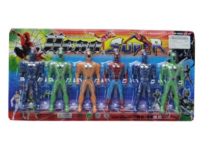 ROBOT BLUE/YELLOW/GREEN/RED 6PCS - HP1025531