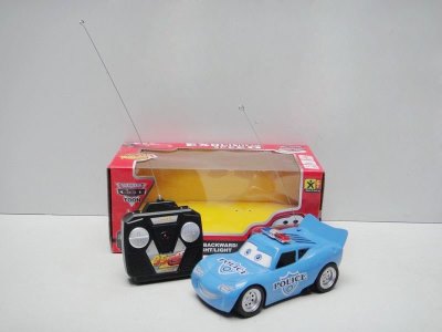 1:24 4通麦昆遥控警车 车头带灯光 - HP1025912