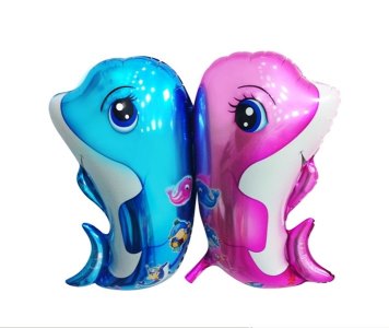 COUPLE DOLPHIN FOIL BALLOON - HP1025990