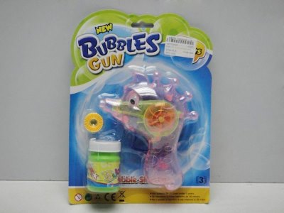 BUBBLE GUN W/LIGHT BLUE/PINK - HP1026001