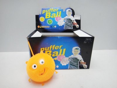SMILING FACE BALL W/LIGHT (12PCS/DISPLAY BOX)6COLOR - HP1026082