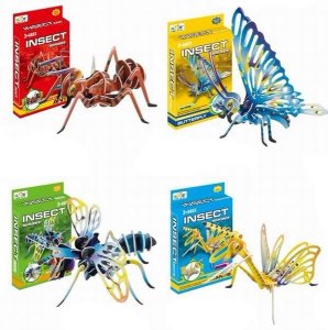 3D INSECT PUZZLE 4ASST. - HP1026092