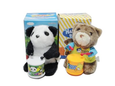 WIND UP BLACK BEAR/PANDA W/DRUM - HP1026116