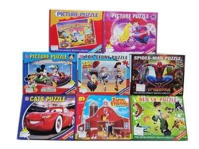 PUZZLE 100PCS 10ASST - HP1026159