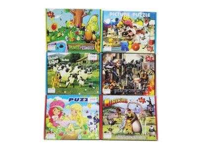 PUZZLE 144PCS 6ASST - HP1026161