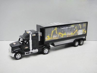 FRICTION CONTAINER CAR WHITE/BLACK/RED/BLUE - HP1026223